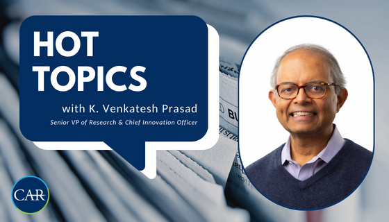Automotive Industry Hot Topics with CAR Senior VP of Research and CINO, K. Venkatesh Prasad (04/26/2024)